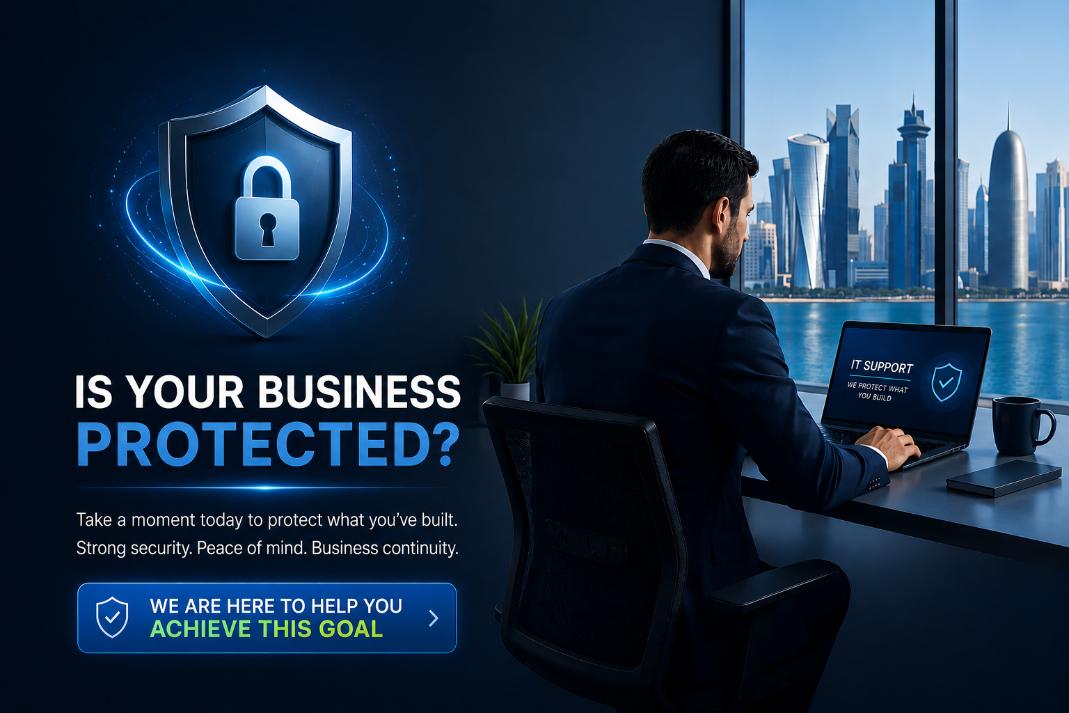 IT support and cybersecurity protection for businesses in Qatar